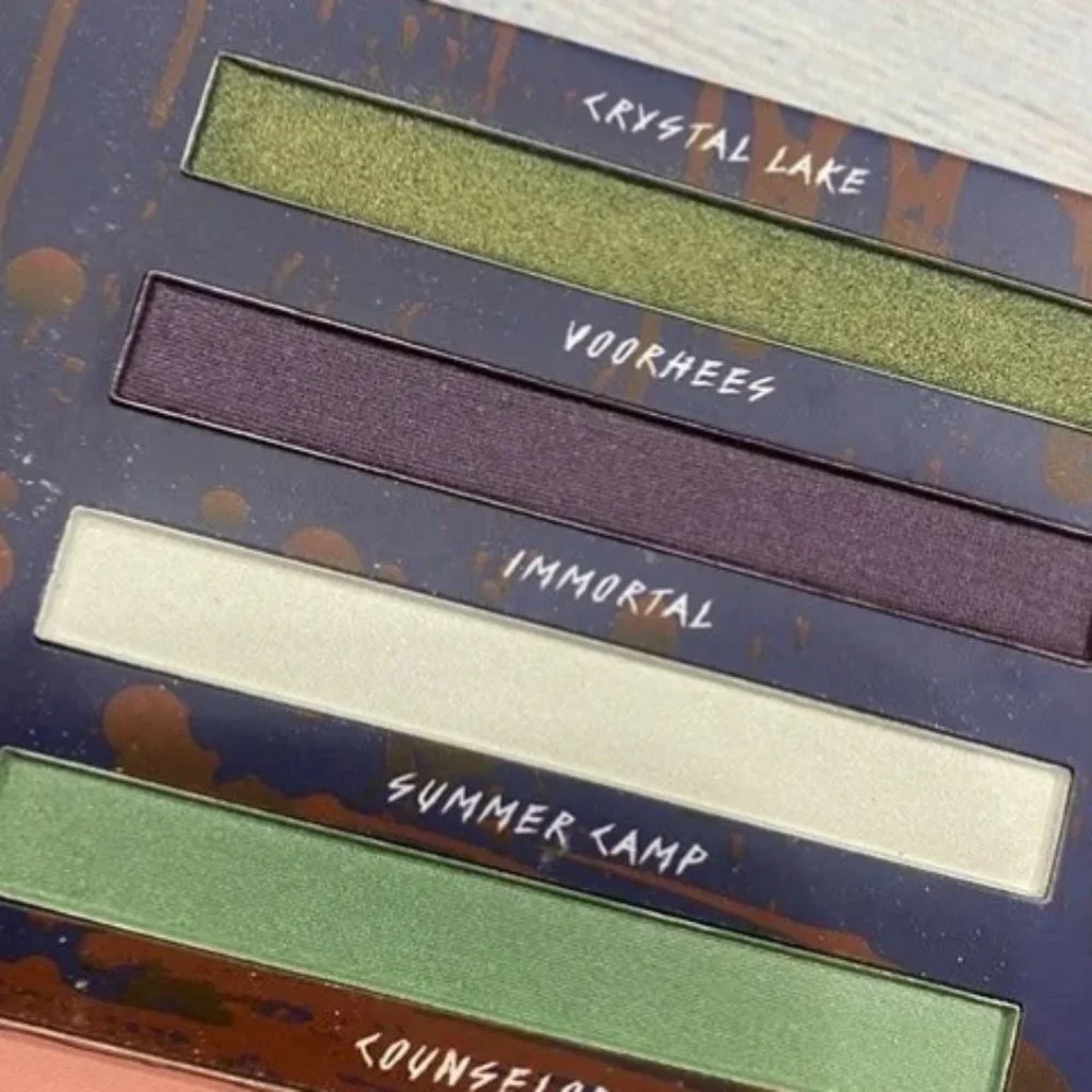 Friday the 13th Jason Voorhees No Place to Hide Eyeshadow Palette Crystal Lake